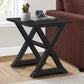 Compact Accent End Table, Square, Transitional - Furniture Home Direct