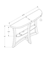 Accent Console Table For Entryway, Stylish - Taupe - Furniture Home Direct