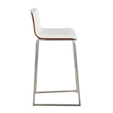 Mason Mara - Contemporary Fixed Height Barstool (Set of 2) - Furniture Home Direct