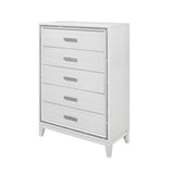 Almera - Glitter Chest - White - Furniture Home Direct