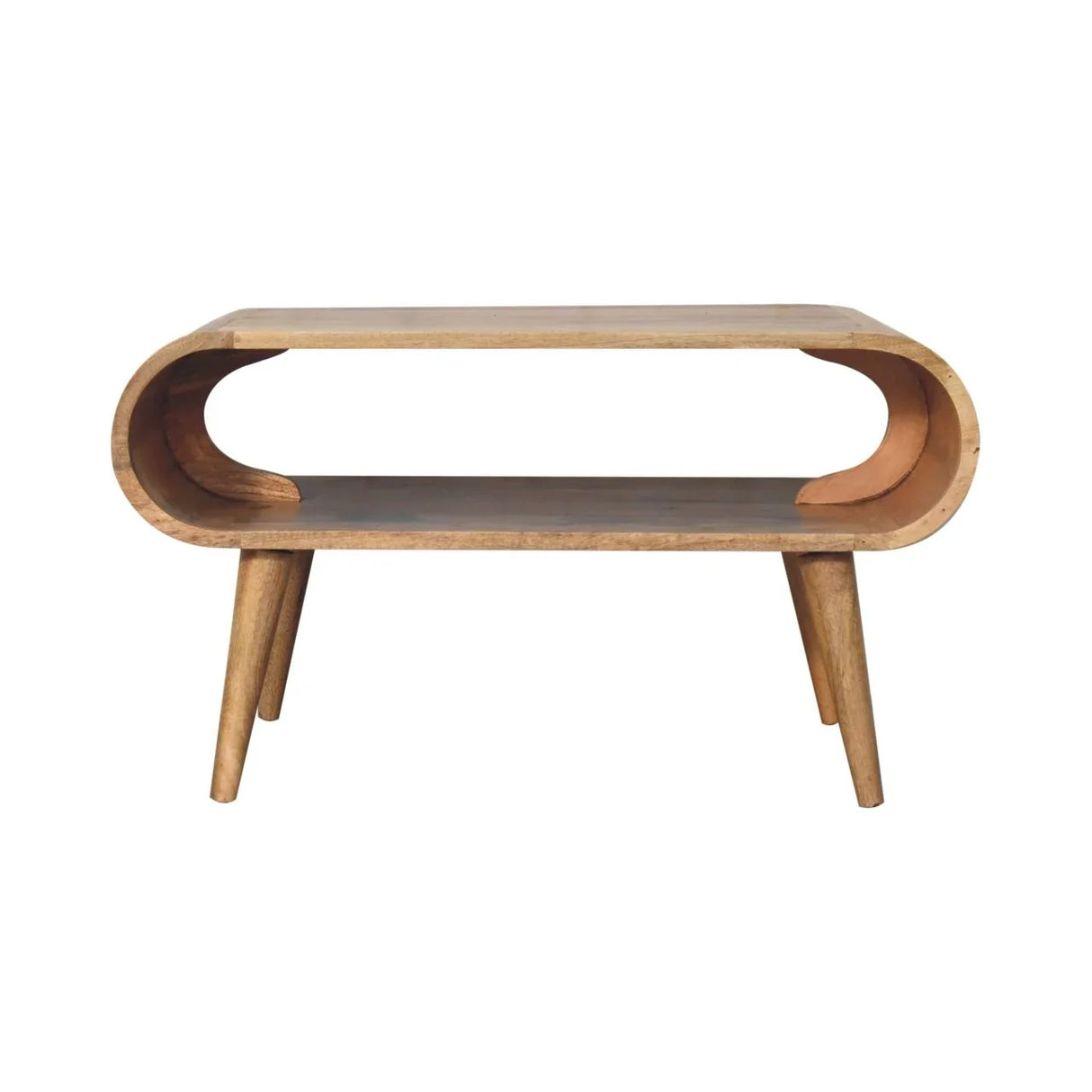Solid Wood Open Coffee Table - Furniture Home Direct