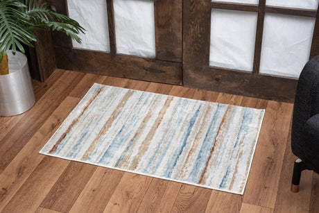 Elegance - 5'3" X 7'3" Area Rug - Multi, Polyester - Furniture Home Direct