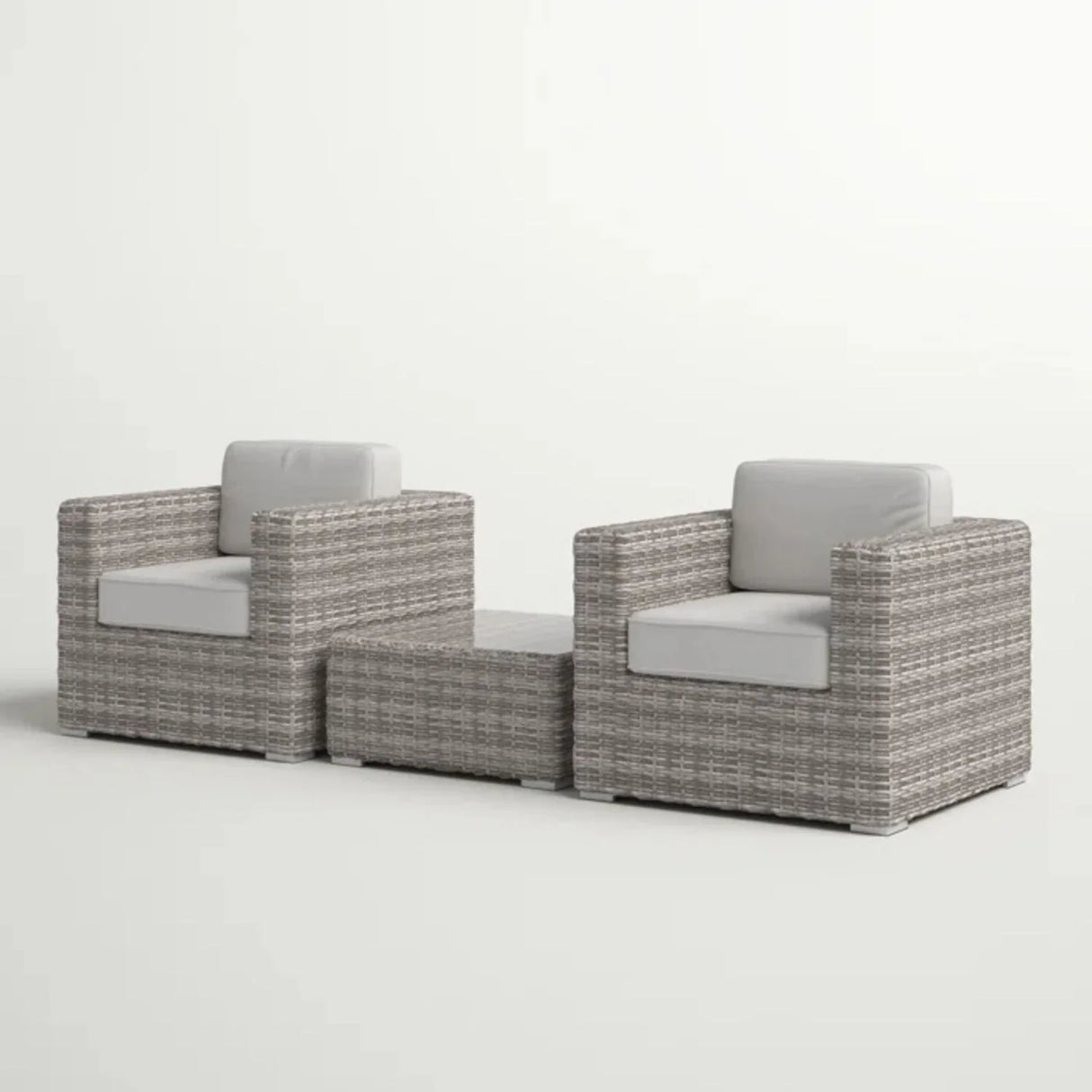 2 Person Seating Set With Cushions - Furniture Home Direct
