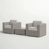 2 Person Seating Set With Cushions - Furniture Home Direct