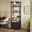 Transitional Narrow Bookshelf With Drawer On Bottom - Furniture Home Direct