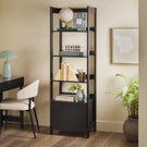 Transitional Narrow Bookshelf With Drawer On Bottom - Furniture Home Direct