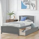 Platform Bed & Headboard, Footboard And Wood Slat Support - Furniture Home Direct