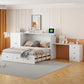 Murphy Bed With USB Port, Large Drawer, And Wardrobe / Desk Combo Versatile Cabinet Bed - Furniture Home Direct
