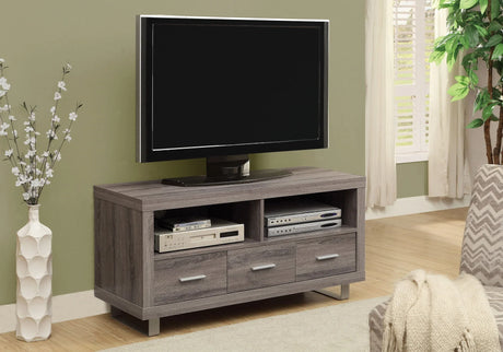 TV Stand Console Media Entertainment Center Storage Cabinet For Living Room - Taupe - Furniture Home Direct