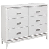 Almera - 5 Piece Bedroom Set With LED Lighting And Glitter Details - Furniture Home Direct