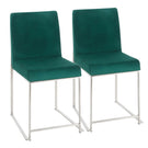 Fuji - Contemporary Modern Elegance High Back Dining Chair (Set of 2) - Furniture Home Direct