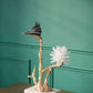 Aluminum Candle Holder With Marble Stand - Furniture Home Direct