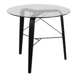 Trilogy - Contemporary Round Dinette Table - Furniture Home Direct