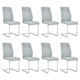 Modern Dining Chairs With Padded Seat, Metal Legs - Furniture Home Direct