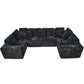 Modular U Shaped Sectional Sofa With Reversible Design - Furniture Home Direct