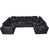 Modular U Shaped Sectional Sofa With Reversible Design - Furniture Home Direct