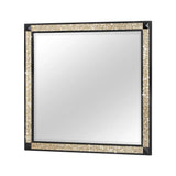 Lively - Mirror With Glitter Detail - Black - Furniture Home Direct