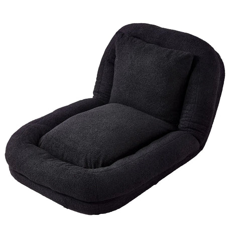 Contemporary Folding Sofa Chair With 5 Adjustable Positions For Gaming, Meditation, And Relaxation - Furniture Home Direct