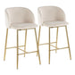 Fran - Contemporary Counter Stool (Set of 2) - Furniture Home Direct
