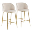 Fran - Contemporary Counter Stool (Set of 2) - Furniture Home Direct