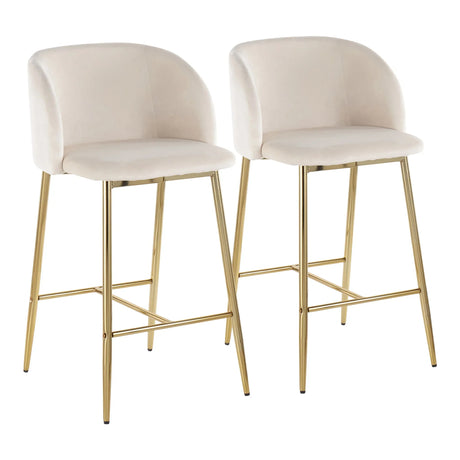 Fran - Contemporary Counter Stool (Set of 2) - Furniture Home Direct