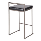 Fuji - Industrial Stackable Counter Stool Elegant Design - Furniture Home Direct