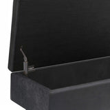 Owen - Upholstered Rectangular Storage Ottoman - Furniture Home Direct