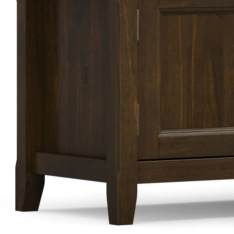 Burlington - Low TV Media Stand - Mahogany - Furniture Home Direct