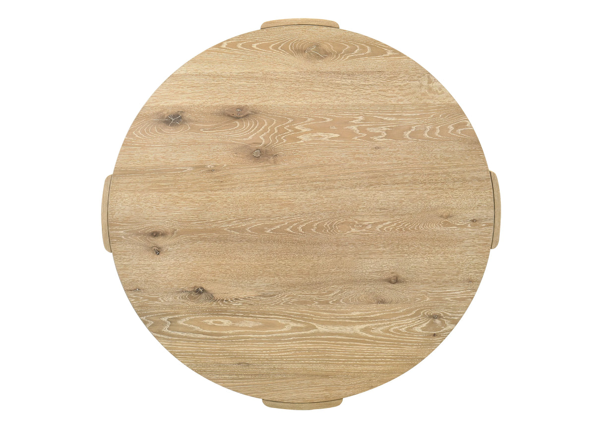 Bowen - Round Dining Table - Oak Finish - Furniture Home Direct