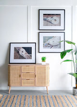 Rope Wall Art With Frame, Wall Decor For Living Room (Set of 3) - White / Black - Furniture Home Direct