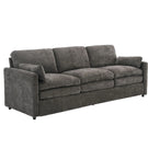 Cozy Upholstered 3 Seater Sofa Plush Cushion For Living Room - Furniture Home Direct