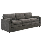Cozy Upholstered 3 Seater Sofa Plush Cushion For Living Room - Furniture Home Direct
