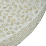 Unique Capiz Coffee Table & Pedestal Base - Furniture Home Direct