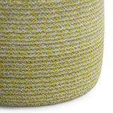 Bayley - Versatile Round Braided Pouf - Furniture Home Direct