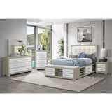 Elsa - 2 Toned And Dresser With Bar Handle And Construction - Furniture Home Direct