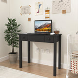 Vanity Table With LED Lights, Flip-Top Mirror And 2 Drawers, Jewelry Storage - Furniture Home Direct