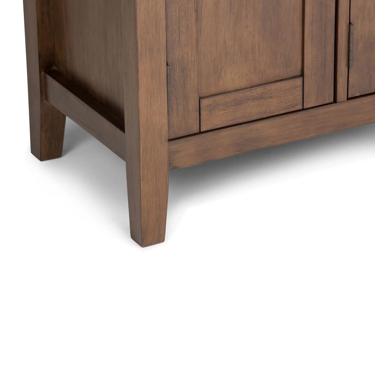 Redmond - TV Media Stand - Rustic Natural Aged Brown - Furniture Home Direct