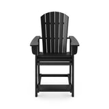 Adirondack Style Counter Chair Stylish HDPE Poly Lumber For Dining, Patio, And Garden Comfort - Furniture Home Direct