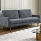 Sofa, European Style With Sleek Design, Modern & Vintage Flair, Upholstered 3 Seater Couch - Furniture Home Direct