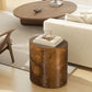 Nebula - Accent Oval Pillar Side Table - Furniture Home Direct