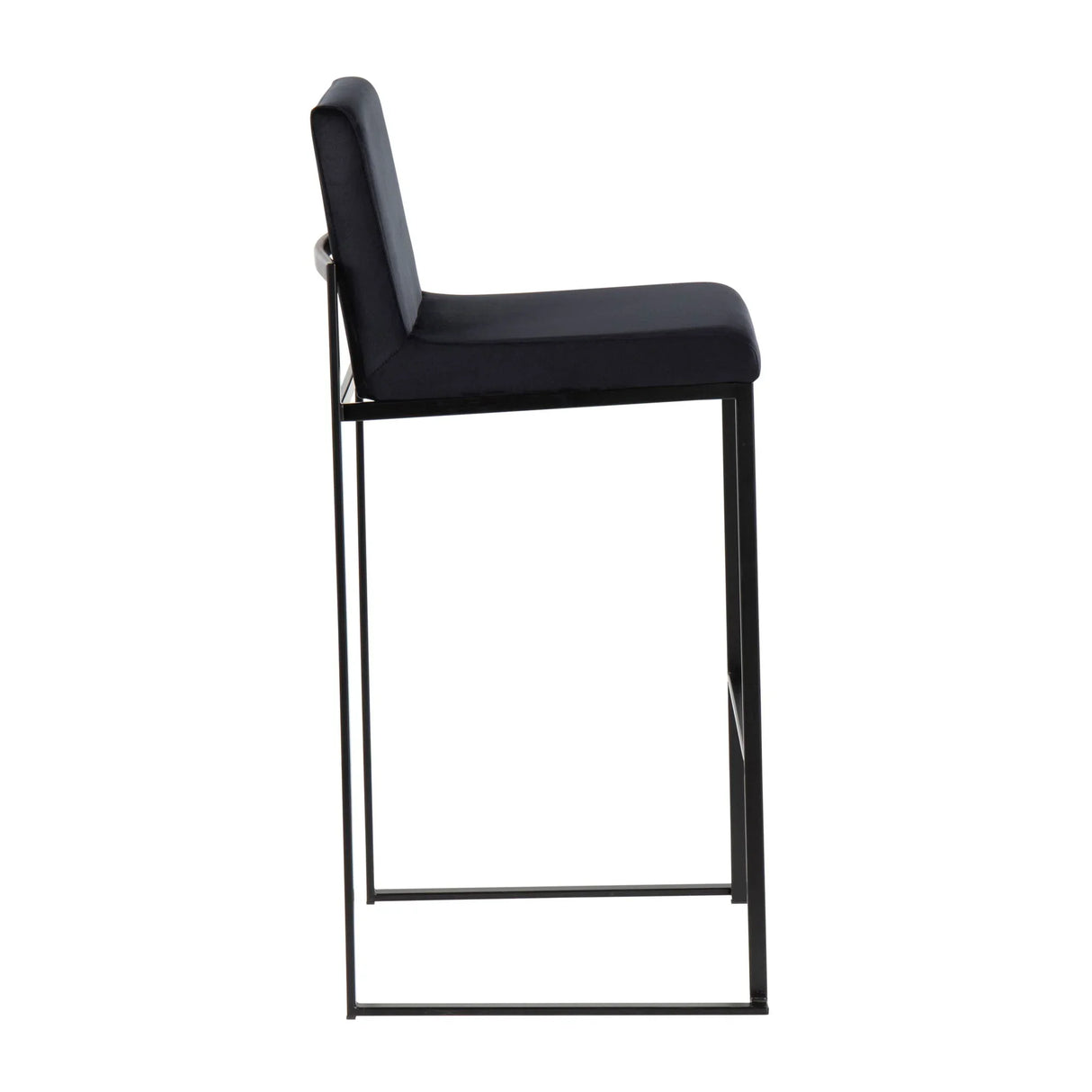 Fuji - Contemporary High Back Barstool Elegant Design - Furniture Home Direct