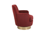 Teddy Swivel Barrel Chair, Swivel Accent Chairs Armchair For Living Room - Furniture Home Direct