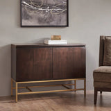 Accent Cabinet With Storage - Morocco / Gold - Furniture Home Direct
