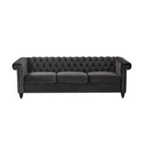 Chesterfield Style 3 Seater Sofa With Deep Button Tufting
