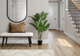 42" Tall, Artificial Plant, Evergreen Tree, Indoor, Faux, Fake, Floor, Greenery, Potted, Decorative - Green / Black - Furniture Home Direct