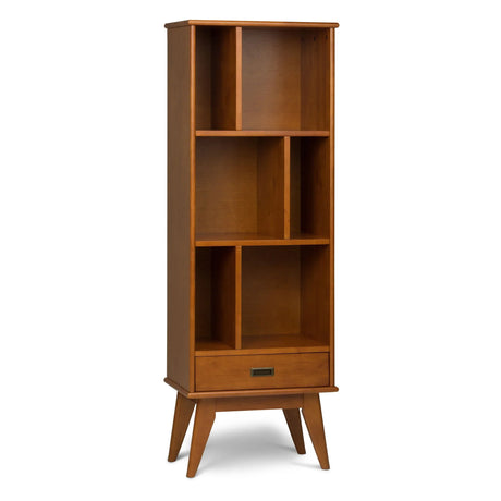 Draper - Mid Century Wide Bookcase And Storage Unit - Furniture Home Direct