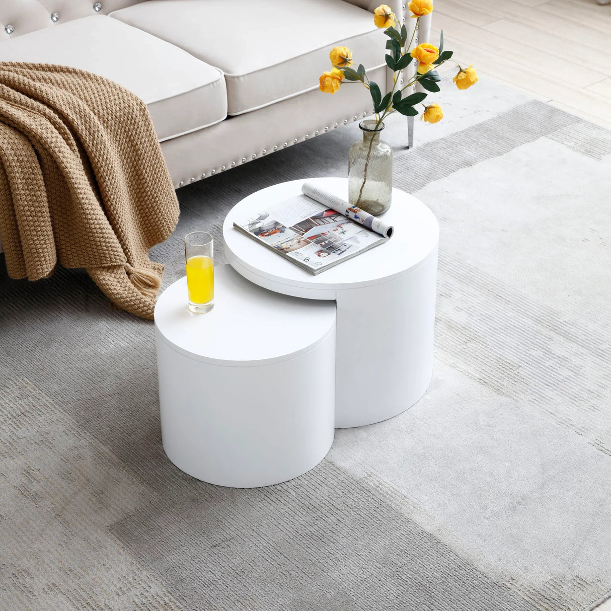 Coffee Tables For Living Room, Office, Bedroom (Set of 2) - Furniture Home Direct