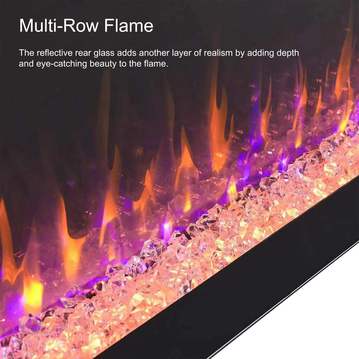 Electric Fireplace, Recessed And Wall Mounted Fireplace - Furniture Home Direct