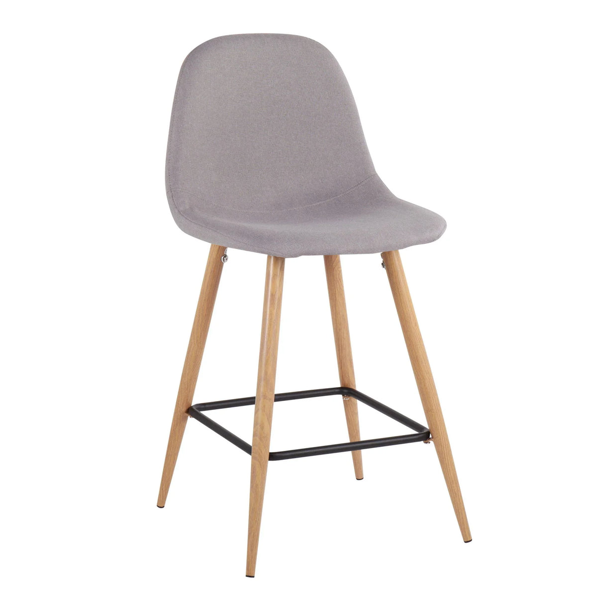 Pebble - Mid Century / Modern Counter Stool (Set of 2) - Furniture Home Direct