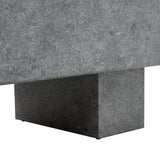 Coffee Table Modern Minimalist Stone Look MDF Textured Gray - Furniture Home Direct